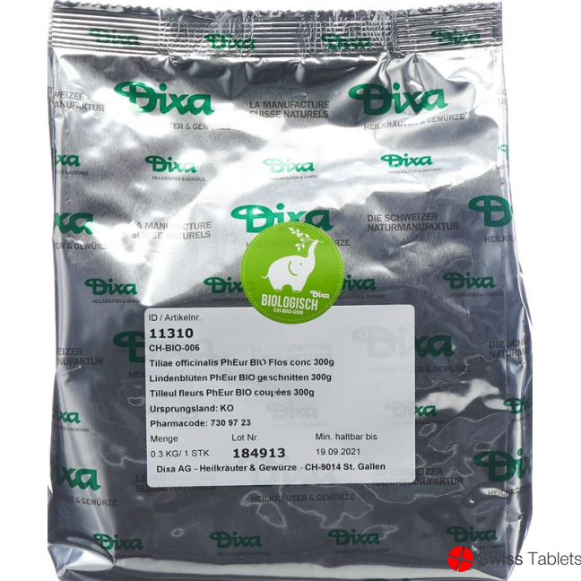 Dixa Lindenblüten Pheur Bio Geschnitten 300g buy online