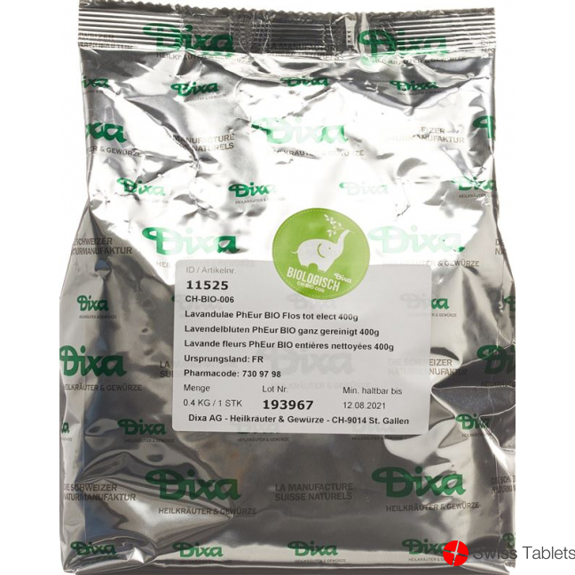 Dixa Lavendelblüten Pheur Bio Ganz Gereinigt 400 buy online