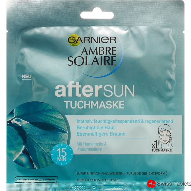 Ambre Solaire After Sun Tissue Mask 20 Beutel 32g buy online