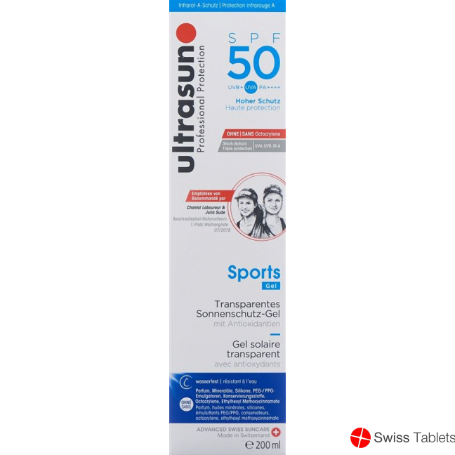 Ultrasun Sport Gel SPF 50 bottle 200ml buy online
