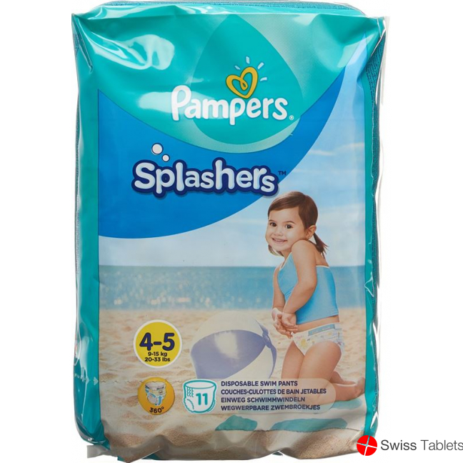 Pampers Splashers Grösse 4-5 Tragepack 11 Stück buy online