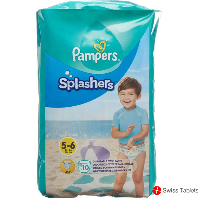 Pampers Splashers Grösse 5-6 Tragepack 10 Stück buy online
