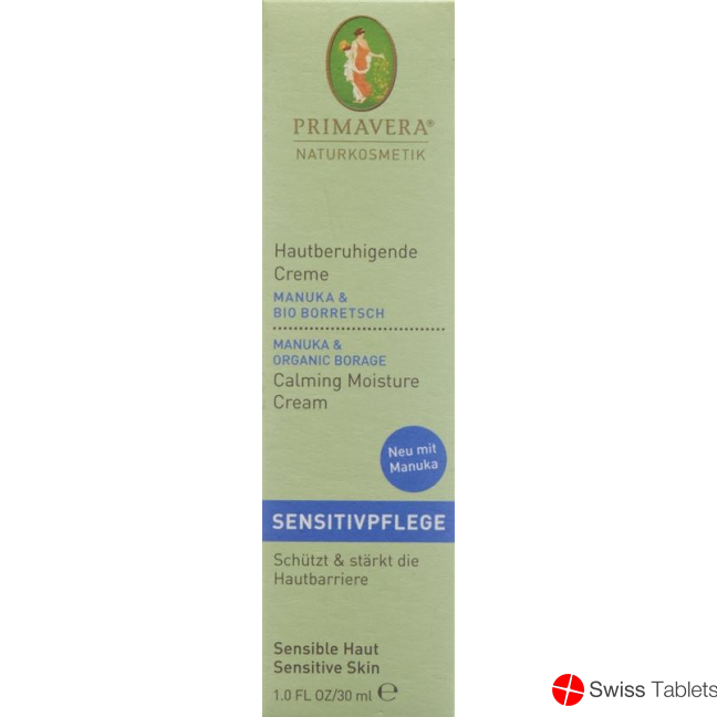 Primavera Hautberuhigende Creme Manuka Borr 30ml buy online