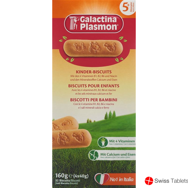 Galactina Plasmon Kinder-Biscuits 4x 40g buy online