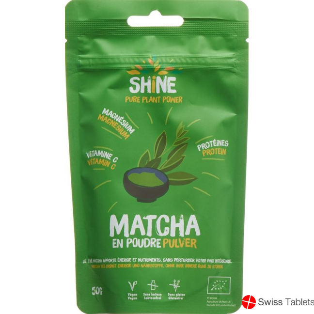 Shine Matcha Pulver Bio Beutel 50g buy online