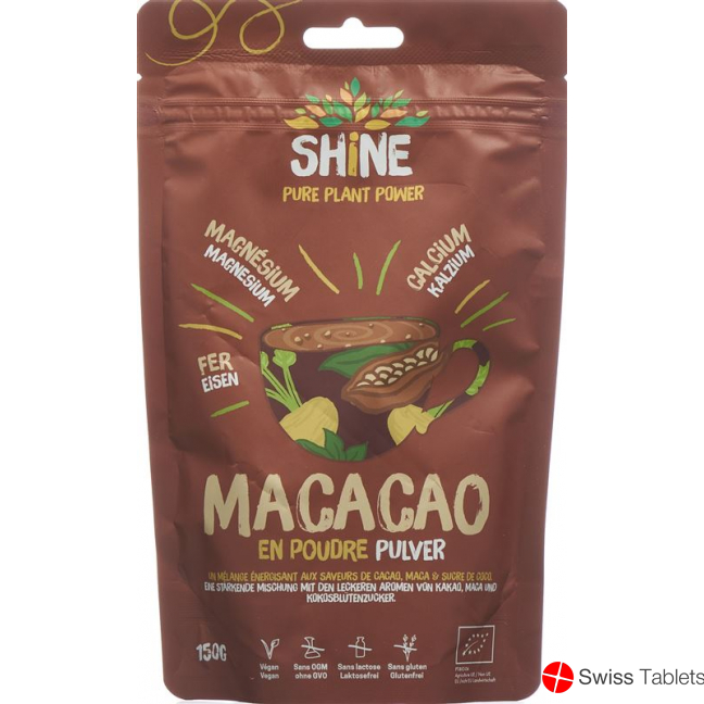 Shine Macacao Pulver Bio Beutel 150g buy online