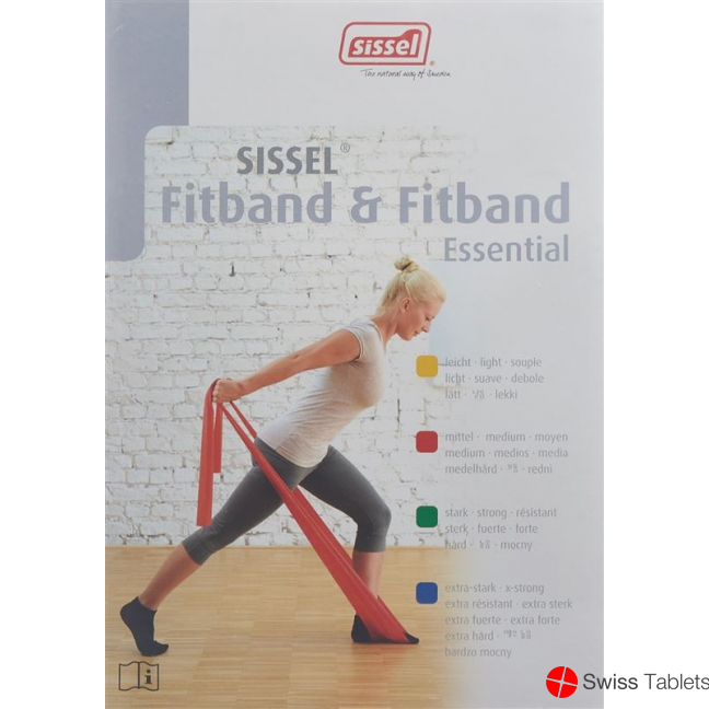 Sissel Fitband 7.5cmx2m Red Medium buy online