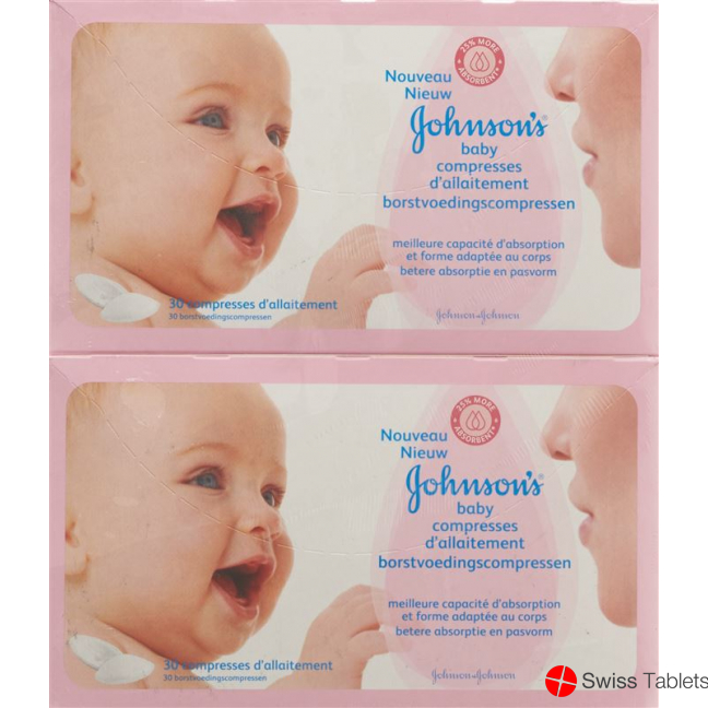Johnsons Stillkompressen Unsteril Duo 2x 30 Stück buy online