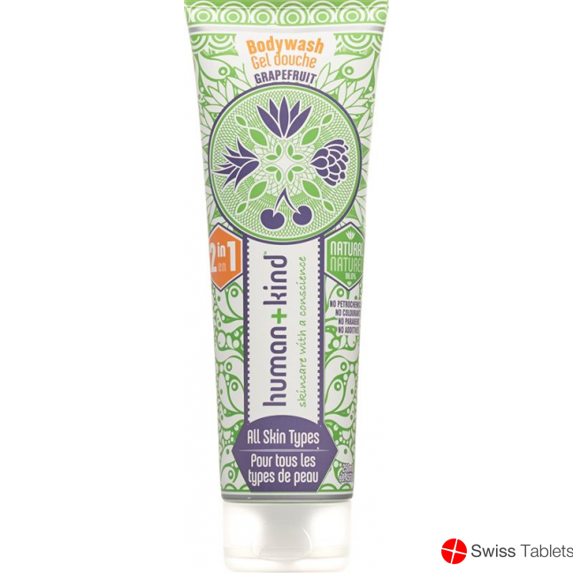 Human+kind Bodywash Grapefruit Tube 250ml buy online