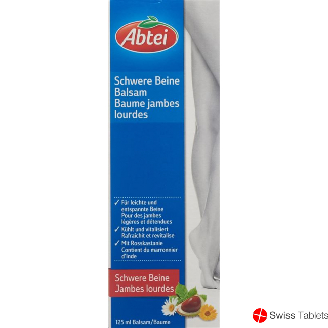 Abtei Schwere Beine Balsam Tube 125ml buy online