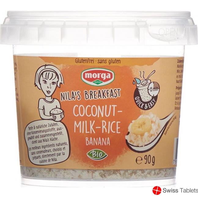 Morga Kokosmilch-Reis Banane Gf Bio Dose 90g buy online