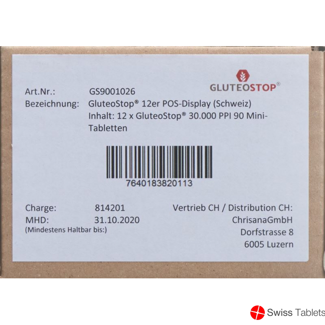 Chrisana Gluteostop Steller 12 Stück buy online