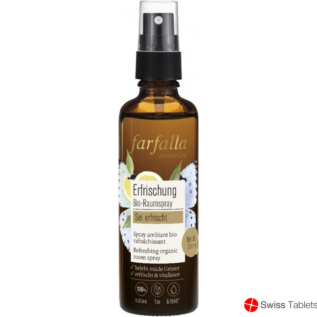 Farfalla Bio-Raumspray Sei Erfrischt Zitrone 75ml buy online