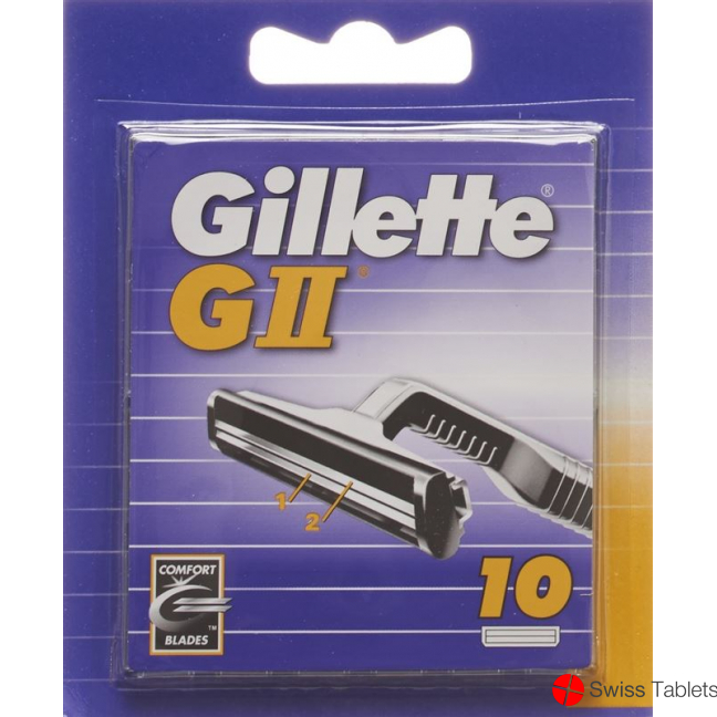 Gillette GII Ersatzklingen 10 Stück buy online