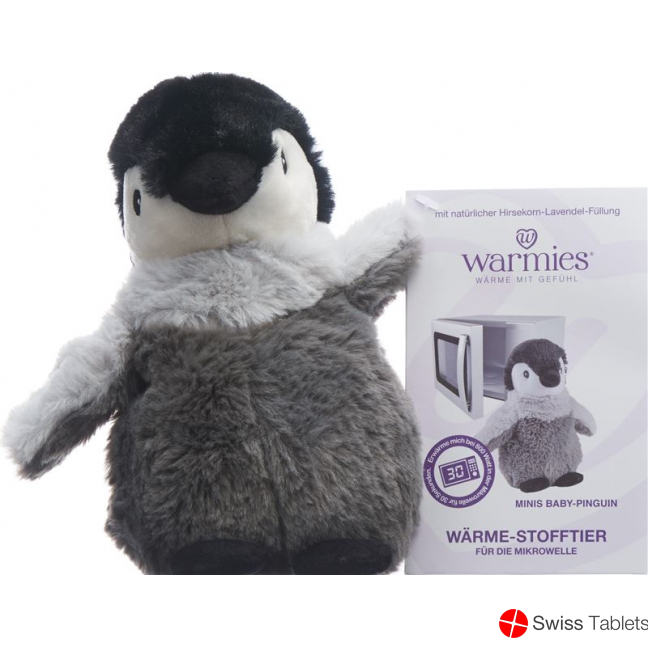 Warmies Minis Wärme-Stofftier Baby-Pinguin Lavend buy online