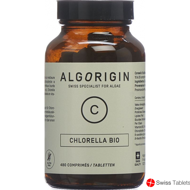 Algorigin Chlorella Tabletten Flasche 480 Stück buy online