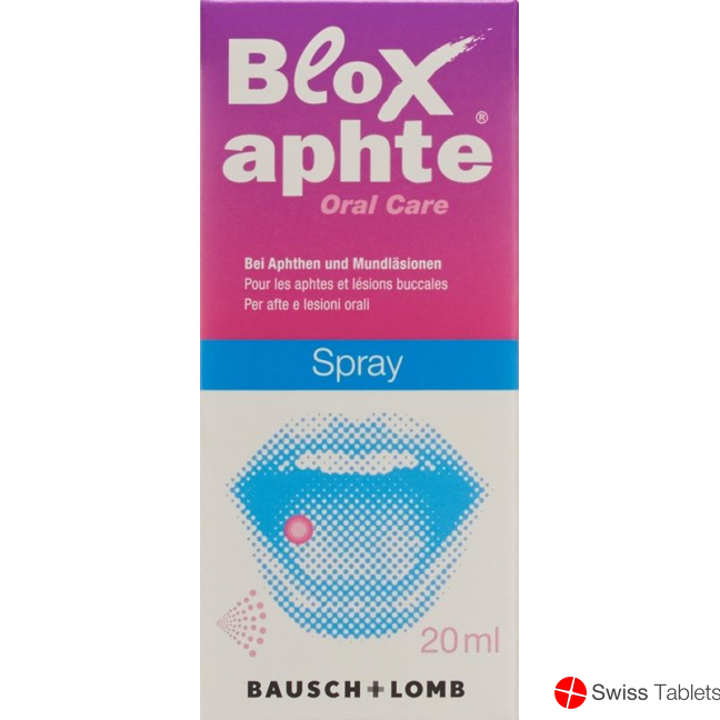 Bloxaphte Oral Care Spray Flasche 20ml buy online