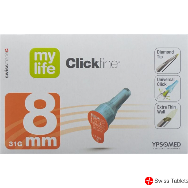 Mylife Clickfine Pen Nadeln 8mm 31g (neu) 100 Stück buy online