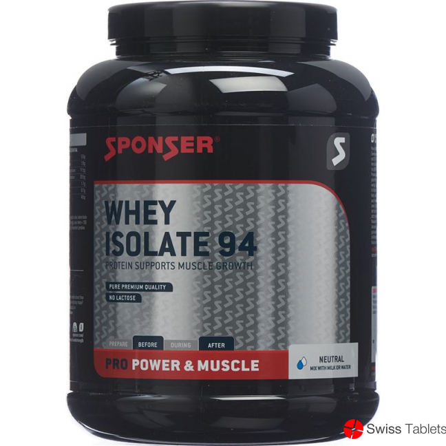 Sponser Whey Isolate 94 Neutral tin 850g buy online