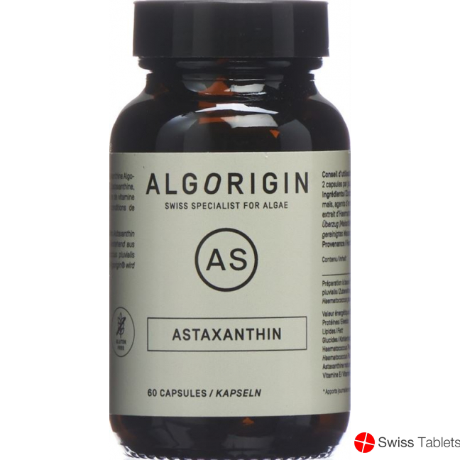 Algorigin Astaxanthin Kapseln Flasche 60 Stück buy online