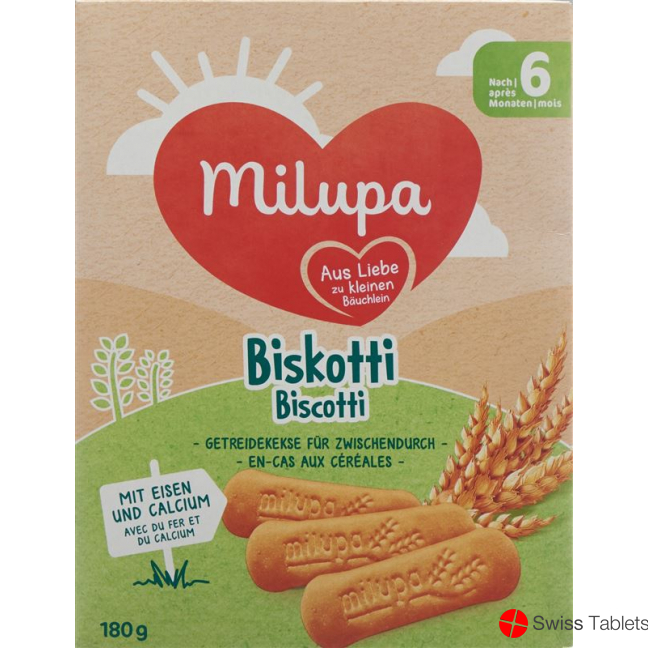 Milupa Biskotti from the 6. month 180g buy online