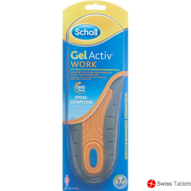 Scholl Gelactiv sole 35.5-40.5 Work W 1 pair buy online