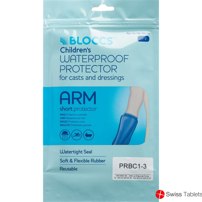 Bloccs bath shower water protection arm 12-20/33cm child buy online
