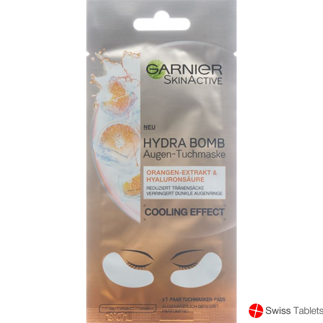 Garnier Skinactive Eye Tissue Mask Orange 6g buy online