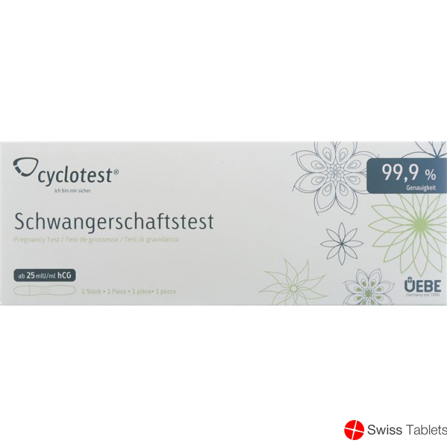 Cyclotest pregnancy test