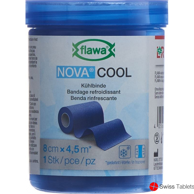 Flawa Nova Cool Kühlbandage 8cmx4.5m buy online