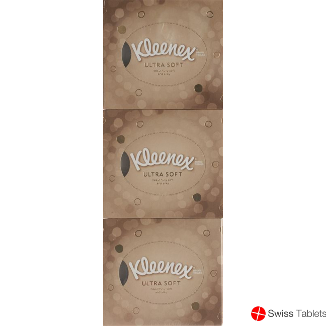 Kleenex Ultrasoft Kosmetiktue Wuerf Trio 3x 56 Stück buy online
