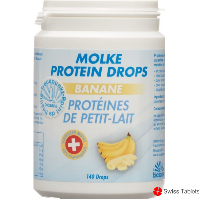 Biosana Molke Protein Drops Banane 140 Stück buy online