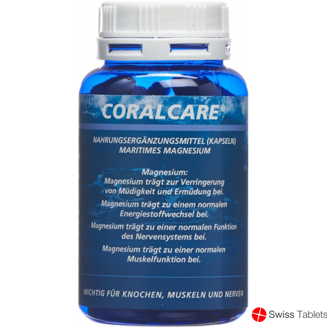 Coralcare Magnesium Kapseln 500mg Dose 120 Stück buy online