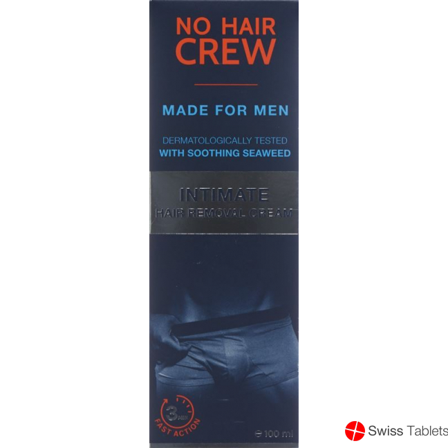 No Hair Crew Enthaarungscreme Intim Männer 100ml buy online