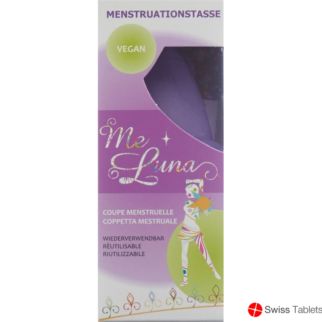 Me Luna menstrual cup Classic L ball purple buy online