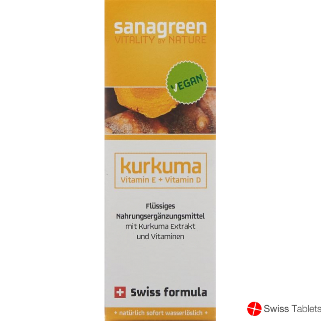 Kurkuma Sanagreen Mizell Curcuma Longa Extr 50ml buy online