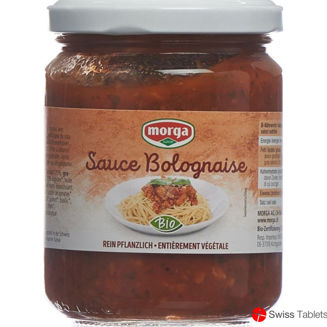 Morga Sauce Bolognaise mit Soja Bio Glas 250g buy online
