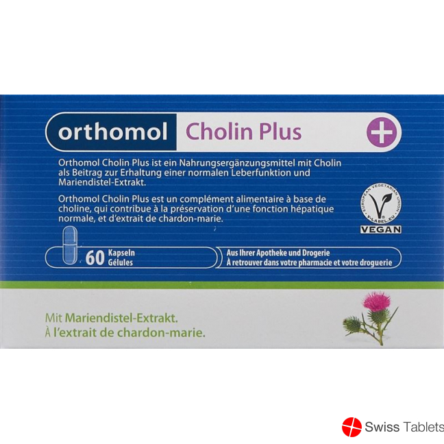 Ortohmol Choline Plus Capsules 60 pieces buy online
