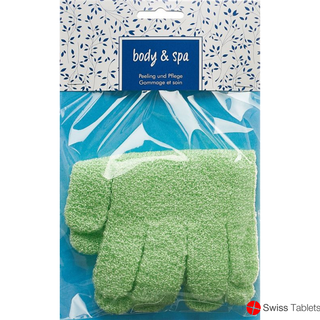 Herba peeling gloves light green 1 pair buy online