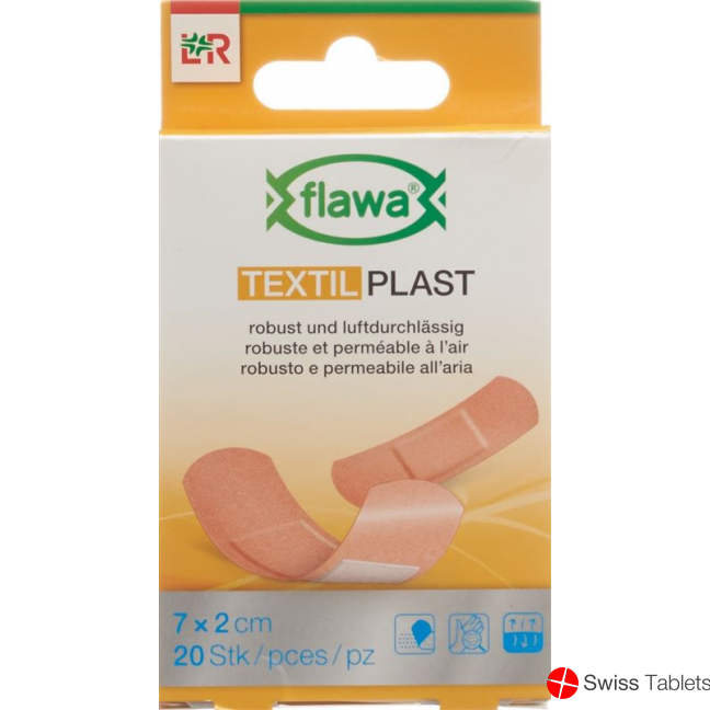 Flawa Textil Plast Quick bandage 2x7cm 20 pieces buy online