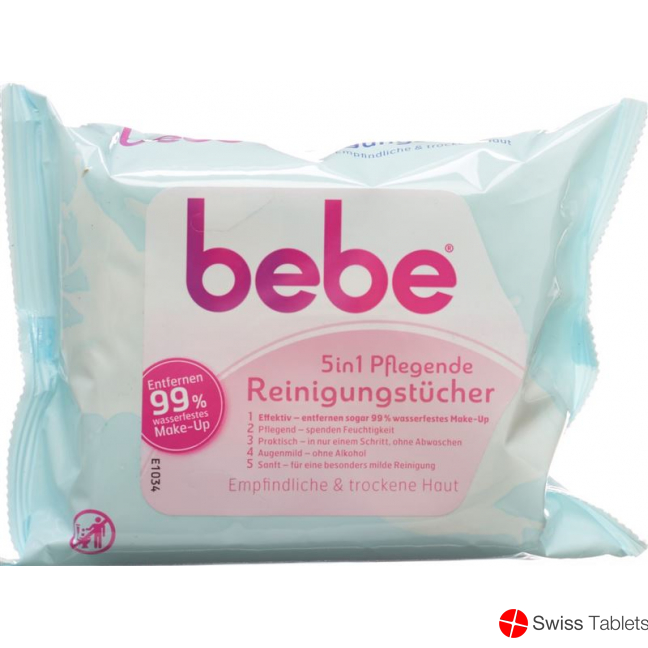 Bebe 5in1 Pflegende Reinigungstücher 25 Stück buy online