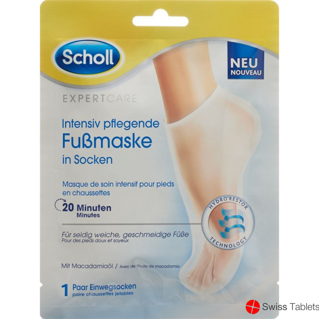 Scholl Intensiv Pflegende Fussmaske 2 Stück buy online