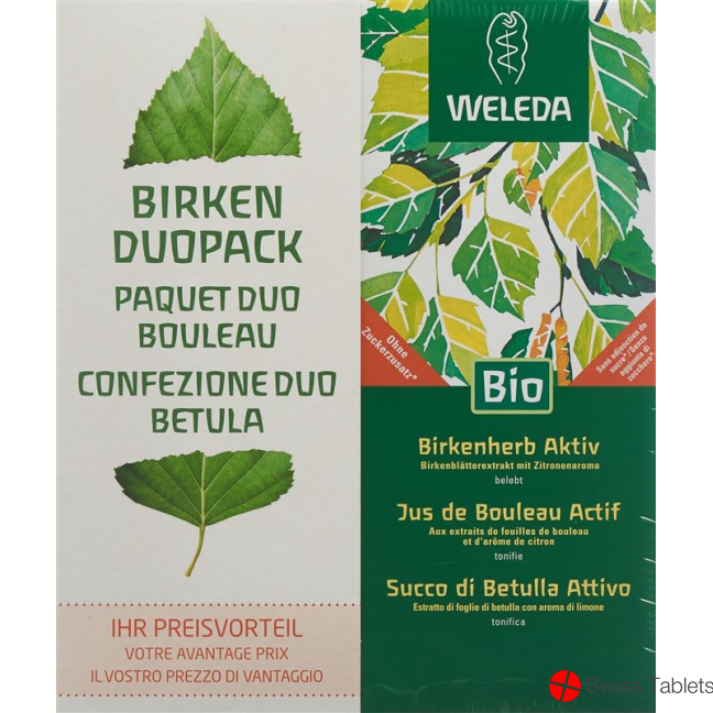 Weleda Birkenherb Aktiv Saft Duo 2x 250ml buy online