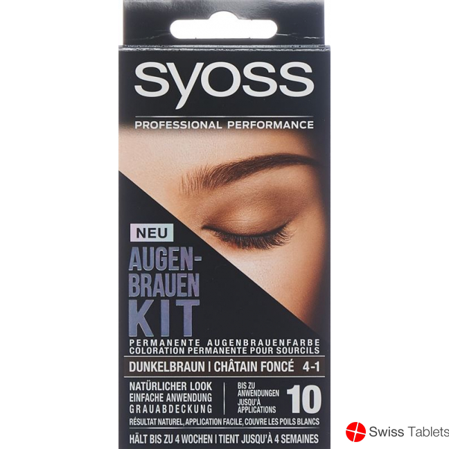 Syoss Augenbrauen-Kit Dunkelbraun 10ml buy online