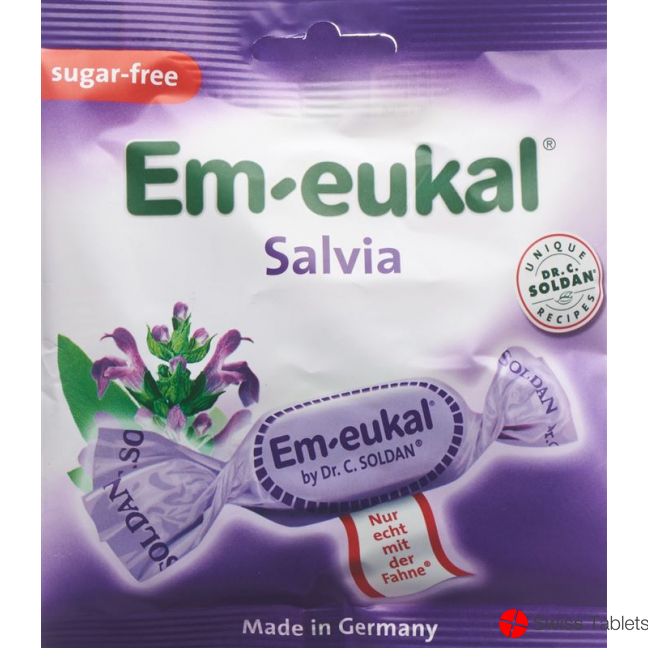 Soldan Em-Eukal Salvia Zuckerfrei Beutel 50g buy online