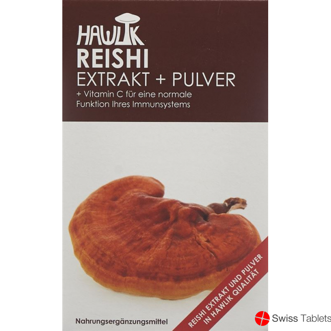 Hawlik Reishi Extrakt + Pulver Kapseln 120 Stück buy online