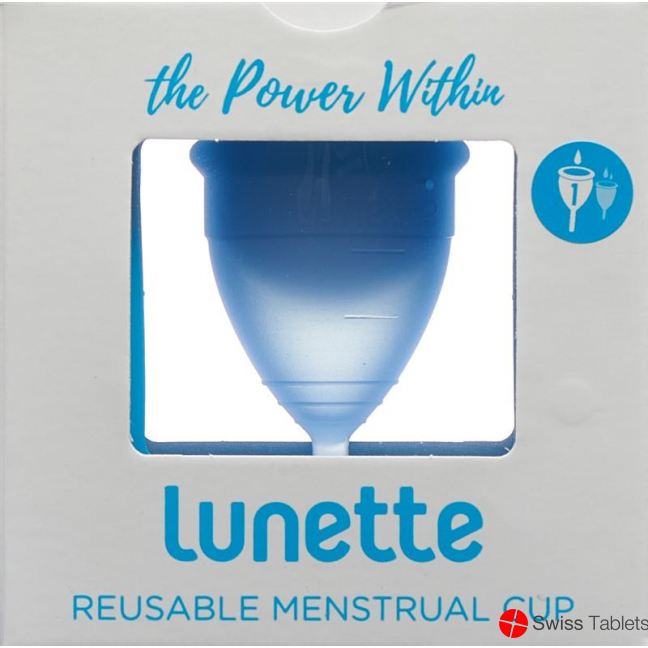 Lunette Menstruationstasse Grösse 1 Blau buy online