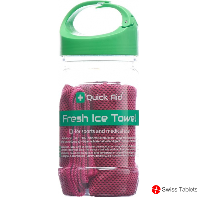 Quick Aid Fresh Ice Towel 34x80cm Pink buy online