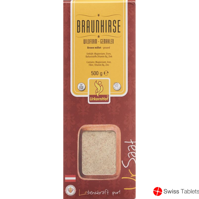 Urkornhof Braunhirse Gemahlen 500g buy online