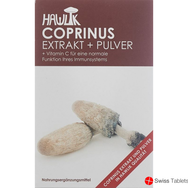 Hawlik Coprinus Extrakt und Pulver Kapseln 60 Stück buy online